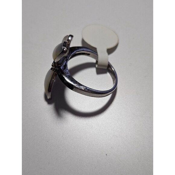 *Sale* Silver tone butterfly ring size 7 - Picture 6 of 11